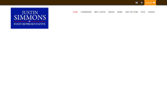 Desktop Screenshot of justin4staterep.com